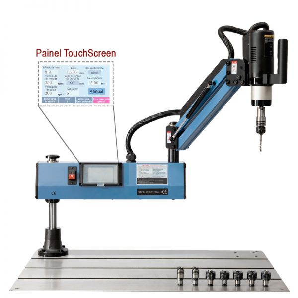 Rosqueadeira Eletrônica com Braço Articulado